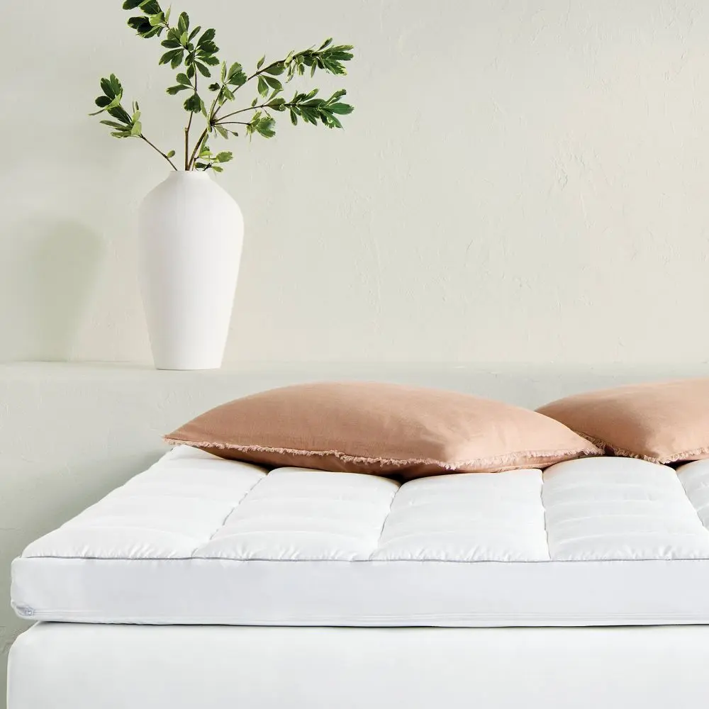Premium Cooling 4" Dual Layer Memory Foam Mattress Topper - Casaluna