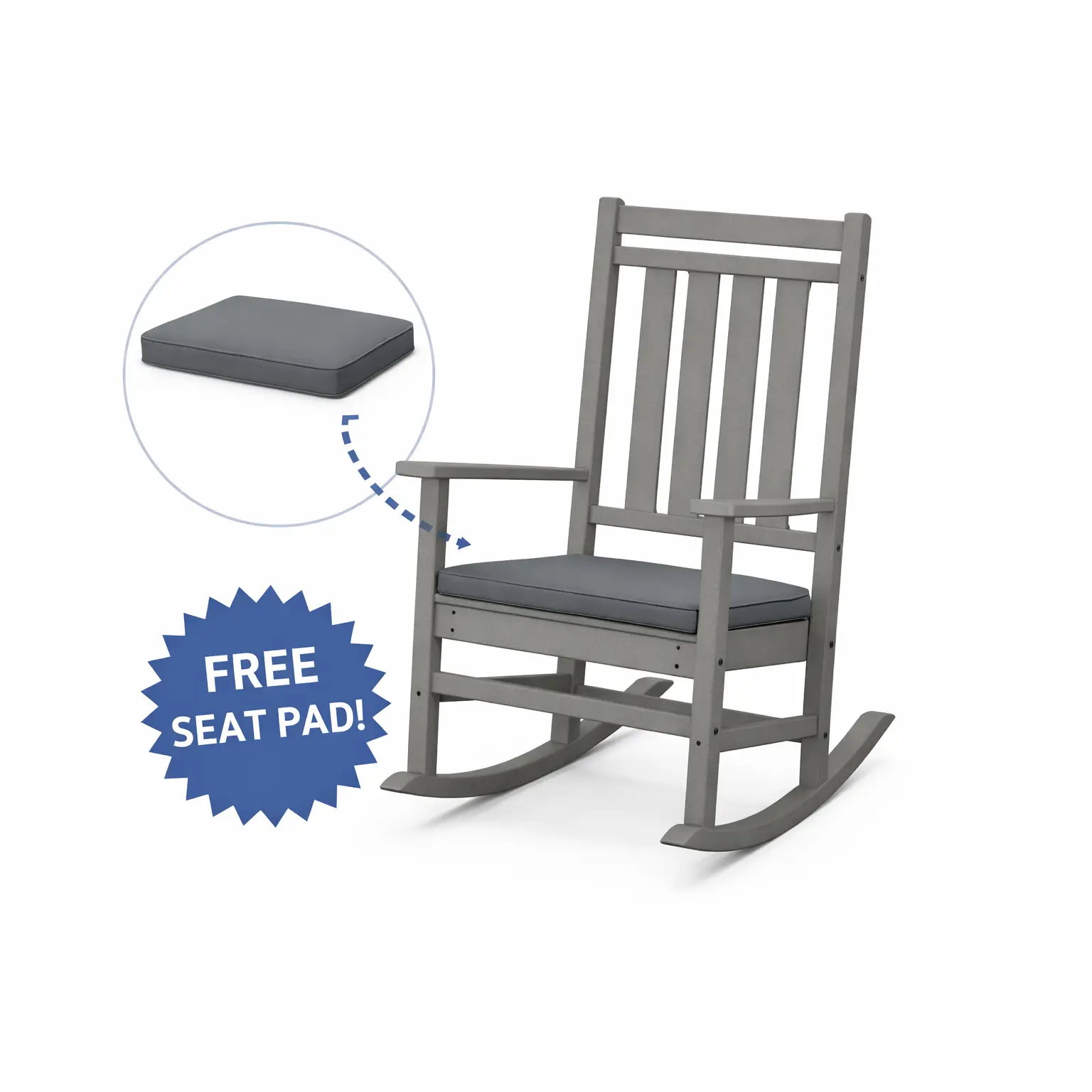 POLYWOOD Estate Rocking Chair