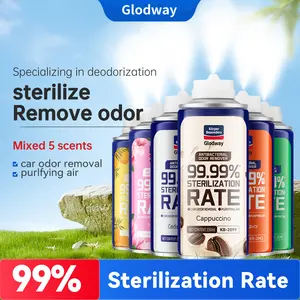 【Glodway】Car air freshener/99.9% sterilization rate Car perfume/Room deodorizer/Car deodorizer/Five scents/Easy to use-car