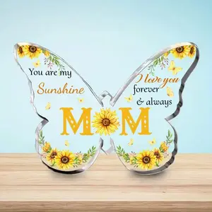 She’s your sunshine, your safe place, your forever love  Surprise your mom with this stunning acrylic butterfly keepsake — perfect for Mother’s Day, birthdays, or just because!  #MomGift #MothersDay #AcrylicDecor #GiftForMom #Sunshine