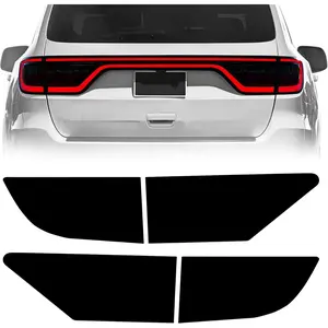 Blackout Taillight Vinyl Tint Film Precut Overlay Tail Light Wrap Cover Compatible with Dodge Durango 2014-2021
