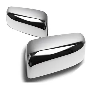 Stay Tuned Performance Pair of Chrome ABS Plastic Side Mirror Cover Cap Compatible With Dodge Ram 1500 2500 3500 4500 5500 ( Fit Not-Towing Mirrors/No Turn Signal )