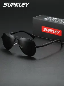 Supkley Polarizing Film Sunglasses, Outdoor Polarized Sunglasses, Summer Sunglasses, Cool Polarized Glasses, UV Protection & Enhanced Color Contrast, Ideal for Driving & All-Season Use, Unisex Design