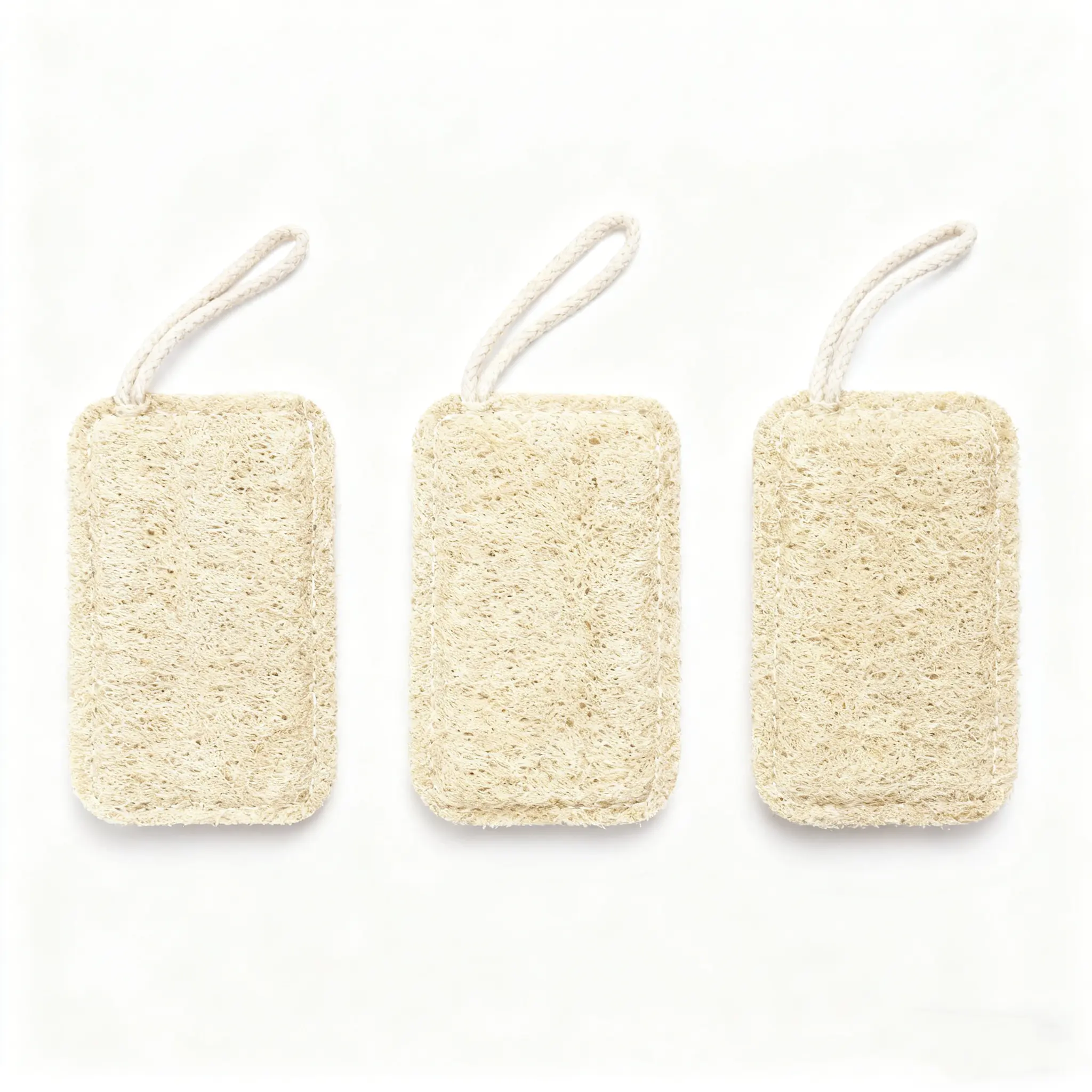 Natural Loofah Kitchen Sponge No Scratch Brush for Dishwashing 100% Plant Fibers Vegetable Scrubber Zero Waste Eco Friendly Loofa Scrubbing Pad