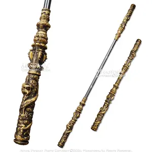 Munetoshi 66" Metal Wu Kong Ruyi Jingu Bang Staff Weapon Replica Myth Decoration Prop Cosplay Costume Munetoshi 66" Metal Wu Kong Ruyi Jingu Bang Staff Weapon Replica Myth Decoration Prop Cosplay Costume