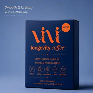 Collagen & Longevity Coffee+ | Smooth & Creamy | Functional Coffee to Boost Performance | Supports: NAD+ & Cellular Health, Jitter Free Energy, Focus, Gut Health & Longevity All In One | Low Sugar | 14 Servings