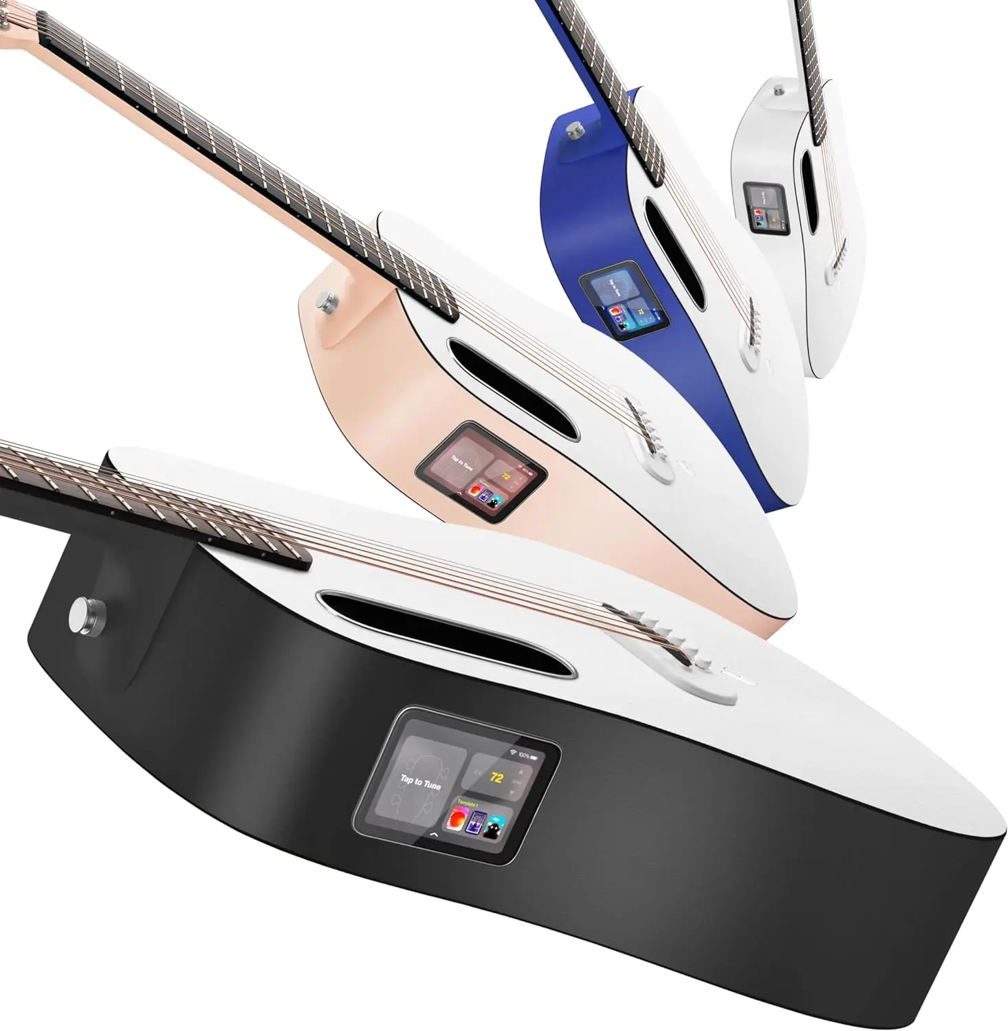 LAVA ME Play Smart Guitar with Touch Screen, Advanced Technology, Backing Tracks, Truss Rod, and Thin Heel for Musical Play
