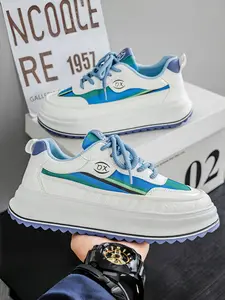 Men's Color-Blocking Dad Shoes | Trendy Platform Sneakers | Viral Comfort Design | Chunky Sneaker