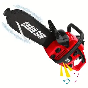 Parent-Child Outdoor Chainsaw Toy, Kids Electric Chainsaw, Abs Safe Material, Moving Chain, Role-Play, Creativity, Learn Stem in the Garden, Role Playing Accessories