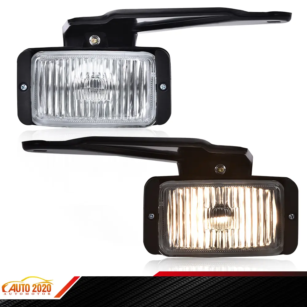 Front Driver & Passenger Side Fog Light Lamps for 1988-1999 Chevrolet C1500, Automotive Car Light Car Accessories