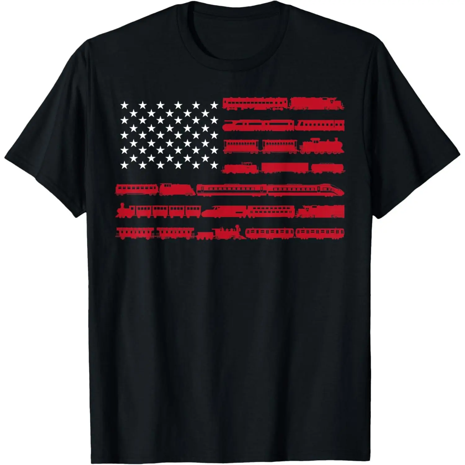 Funny Train Collector Gift Adults Conductor Model Railroad T-Shirt,Made in USA