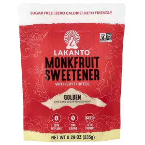 Lakanto Monkfruit Sweetener with Erythritol, Golden, 8.29 oz (235 g)