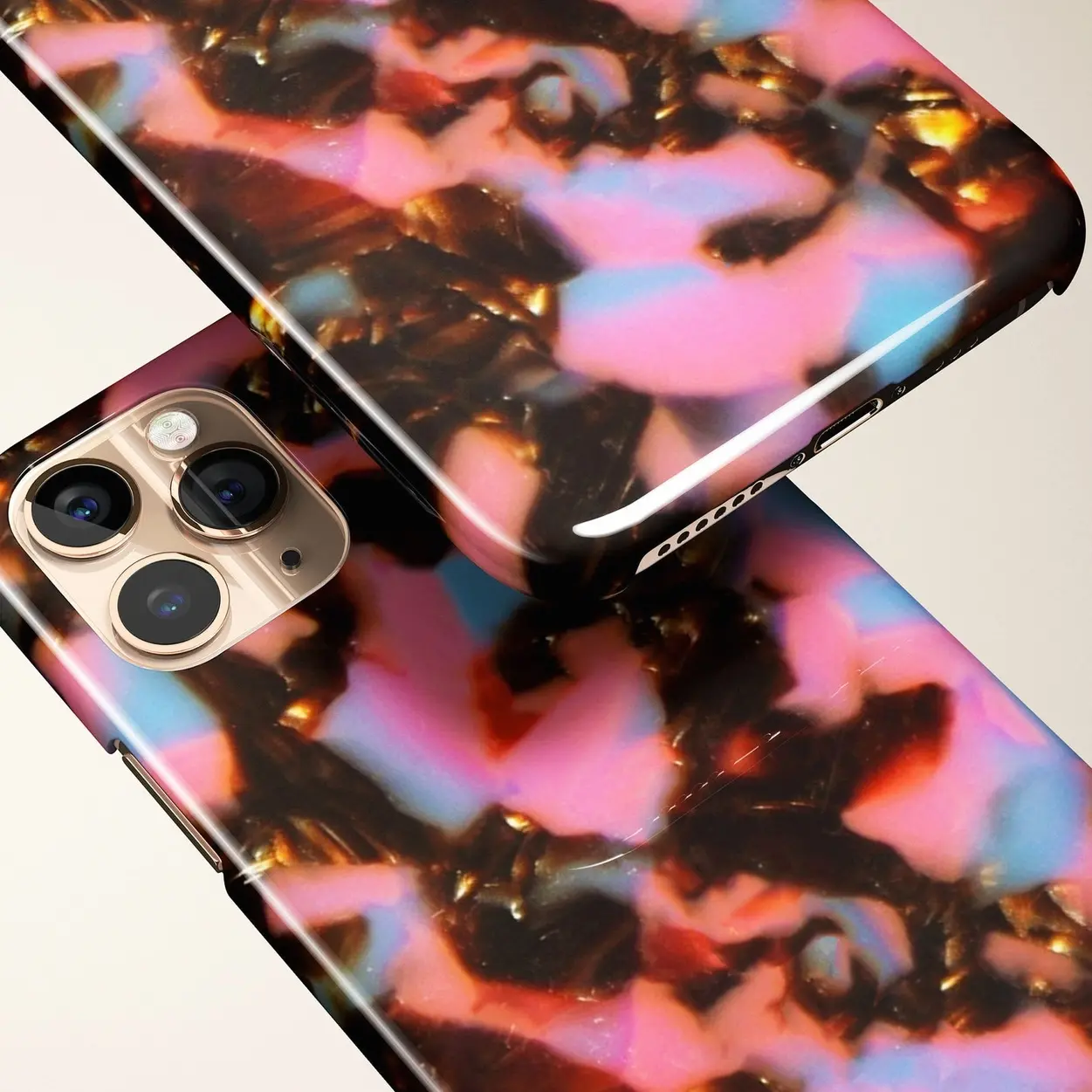Pink Tortoise Shell Vintage Pattern Case Phone 15 Pro Max case Phone 16 case Phone 11 12 13 14 15 Pro Max 16 Plus 17 Pro Max Case