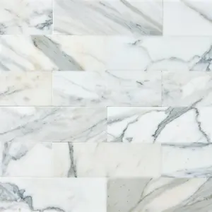 Calacatta Gold  4x12 Polished/Honed Marble Tile Sample
