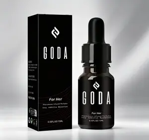 GODA For Her Pheromone Perfume 15ml，Women’s Floral Amber Scent，Jasmine Rose Pink Pepper，Vegan Cruelty-Free