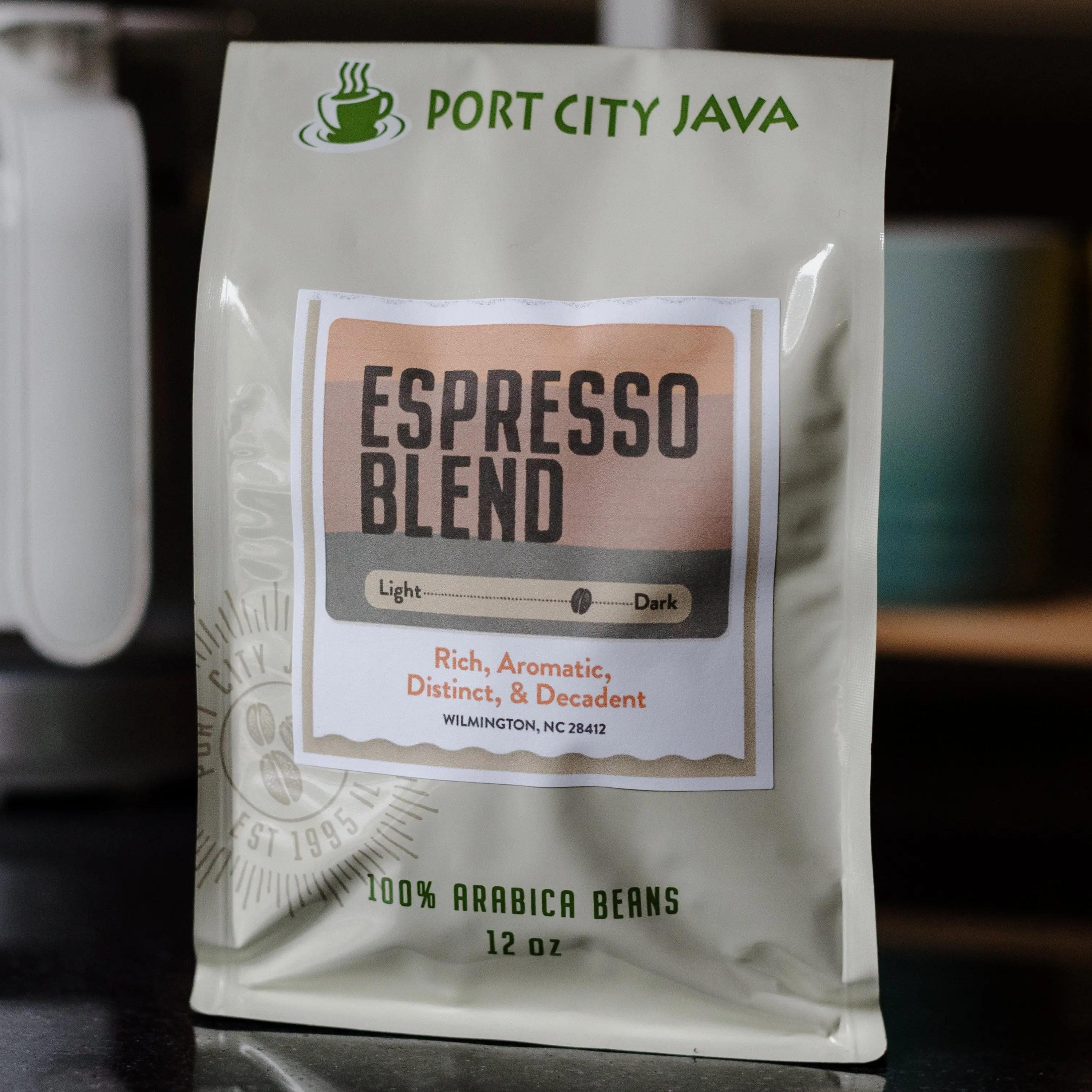 Whole Bean Espresso Blend Coffee, 12oz