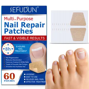 Sefudun Nighttime Renewal Fungal Nail Patches - toenail fungus patches - 60 Patches - Overnight Repair for Nail Fungus Damage, 8-Hour Treatment Restores Healthy Appearance (Packaging May Vary) Manicure