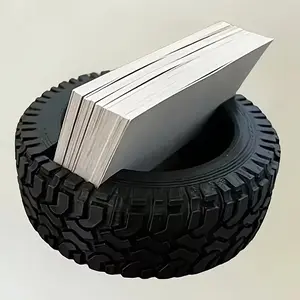 Tire Shaped Business Card Holder, Unique Design for Organizing Cards & Notes, Work Organizer, Ideal for Home or Office Use, Desk Accessories
