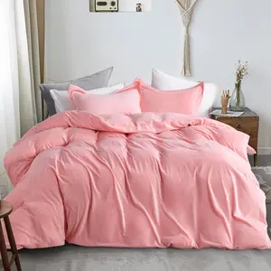 NTBAY Ultra Soft Luxury Velvet Flannel Duvet Cover Set - 3 Pieces, Fluffy Breathable Cozy Zippered Comforter Cover, Skin-Friendly Bedding with 1 Duvet Cover & 2 Pillowcases, Ideal Gift for Family & Friends