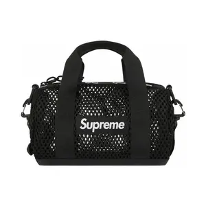 Supreme SS23 Logo Mesh Mini Crossbody Bag for Men and Women