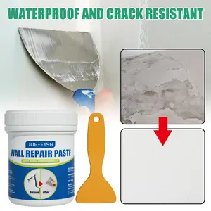 Wall Repair Paste, Covering Stain Repair Agent Wall Paint Off Moisture Proof Wall Paint Crack Repair Plaster