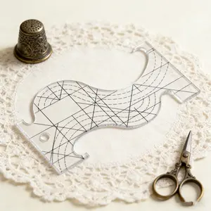 Acrylic Quilting Ruler Sewing Cutting Tool, Irregular Quilting Tool, Sewing Template Clothing Ruler, Sewing Accessories, Patchwork