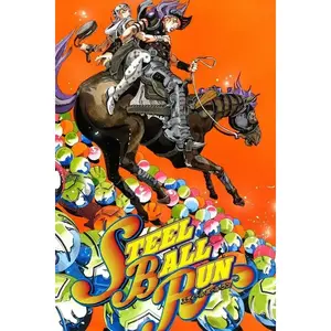 Japanese Anime Steel Ball Run Poster Print Gyro Zeppeli JoJo's Bizarre Adventure Poster Comics Wall Art Canvas Painting Decor