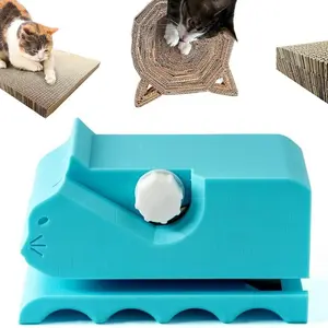 Cat Scratcher Cardboard Cutter, 1 Count 3D Printed Handheld Paper Cutting Tool for DIY Scratching Boards, Ideal Gift for Cat Enthusiasts