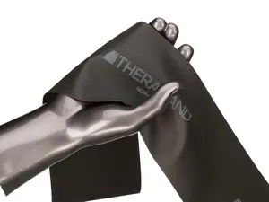 THERABAND Professional Latex Resistance Bands For Rehabilitation, Portable Fitness and Workout, Home Exercise, 5 Foot, Black, Special Heavy, Level 6, Individual Package