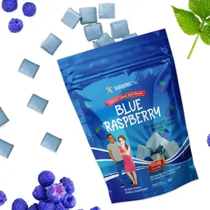 BariatricPal Sugar-Free Calcium Citrate Soft Chews 500mg with Probiotics - Blue Raspberry