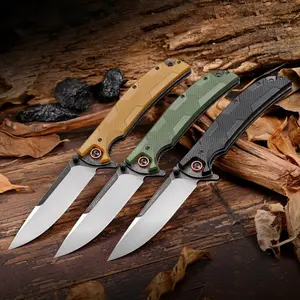 0247 folding knife, high-quality textured anti slip handle, portable pocket knife, fruit knife, essential kitchen knives, gifts for men and women