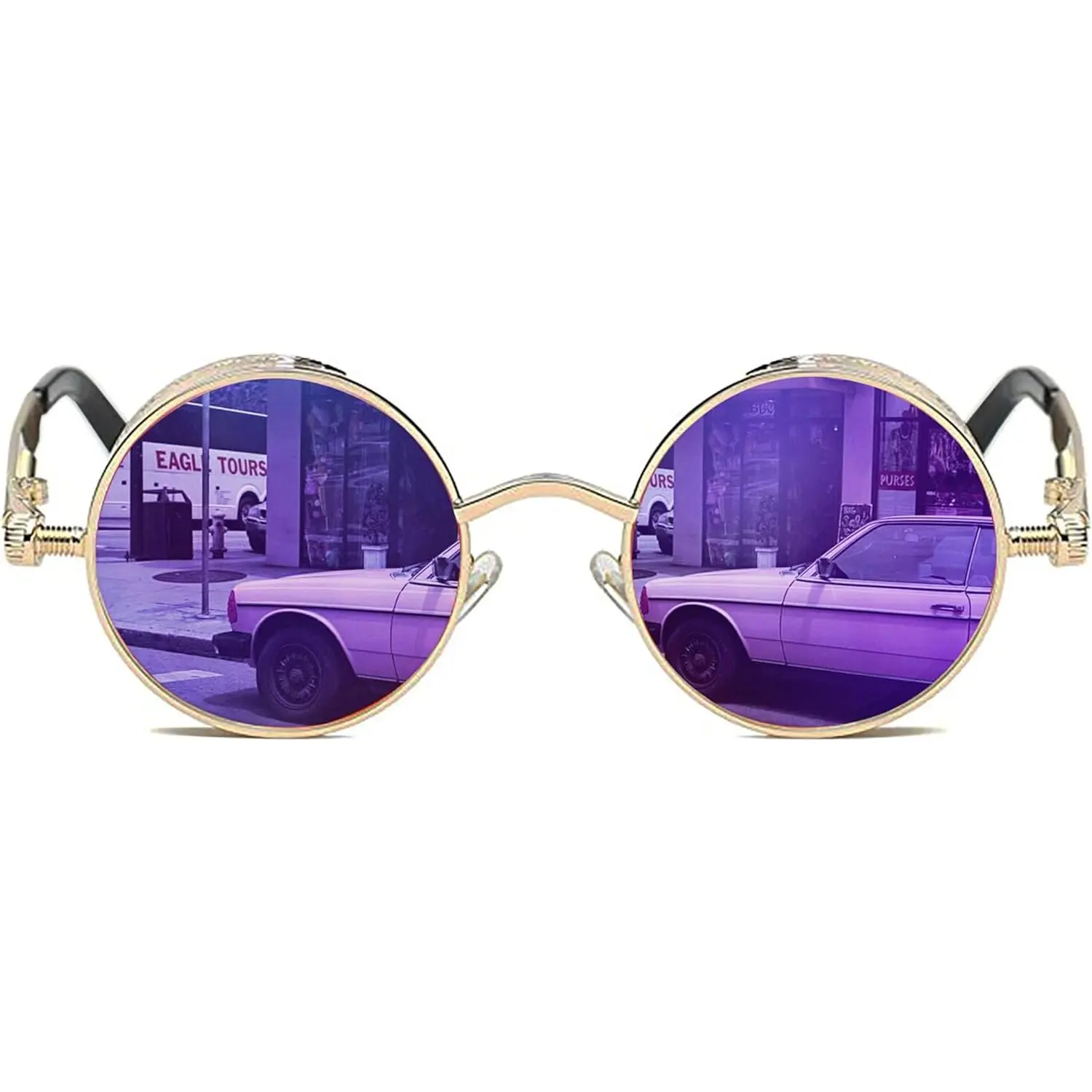 Unisex Gothic Steampunk Polarized UV400 Protection Sunglasses - BYG6 48mm, Street & Outdoor Fashion Accessories, High Quality Sunglasses, Full Rim