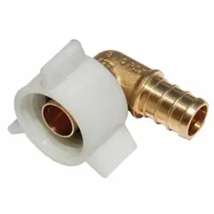 Cash Acme UC532LF Swivl Elbow, 0.5 x 0.5 in. F, Bulk Pack, Clamp Compatible, Corrosion Resistant, Crimp Ring Compatible