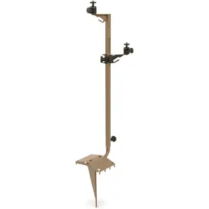 Stealth Cam Adjustable 29"-49" Expandable Height 1/4" Tripod Multi-Pivot Stable Rugged Steel Hunting Trail Camera & Solar Pak Battery Mounting Post