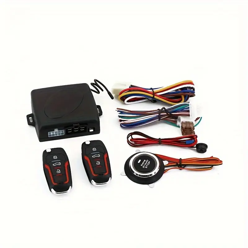 Multi Function Smart Car Jump Starter 12V Car Remote Control Start Controller - Remote Car Locking & Starting System, Fixes Winter Start Struggles, Prevents Vehicle Theft, Upgraded Universal Fit Security Car Electronics center console