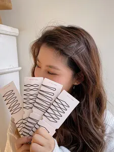 12 Pcs Korean Style Anti-Slip Flat Hair Clips, Simple Metal Hair Accessories for Women, Plain Color Hairpins for Daily Use, Goddess Hair Clip