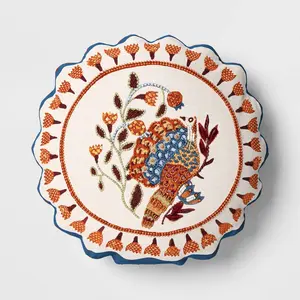 Round Turkey Pillow - Threshold