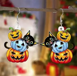 1 Pair Retro Tassel Long Earrings