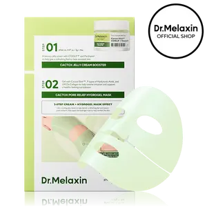[Dr.Melaxin Official] CACTOX DE-PUFFING PORE TOX GEL MASK 4EA with Cactus Cooling Reduce Puffiness & Pore Tightening for Visible Pore Care Skin Repair
