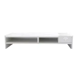 Office Storage Shelf Drawer Multifunctional Desktop Monitor Stand Simple Desktop Computer Height Rack Desk Accessories Desk Organizer Tidy