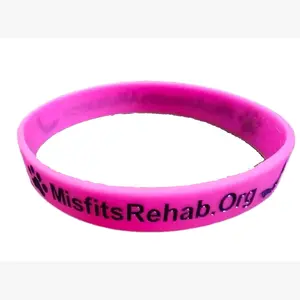 8" Standard Adult Size Misfits Support Silicone Bracelets  - Fashion Accessory