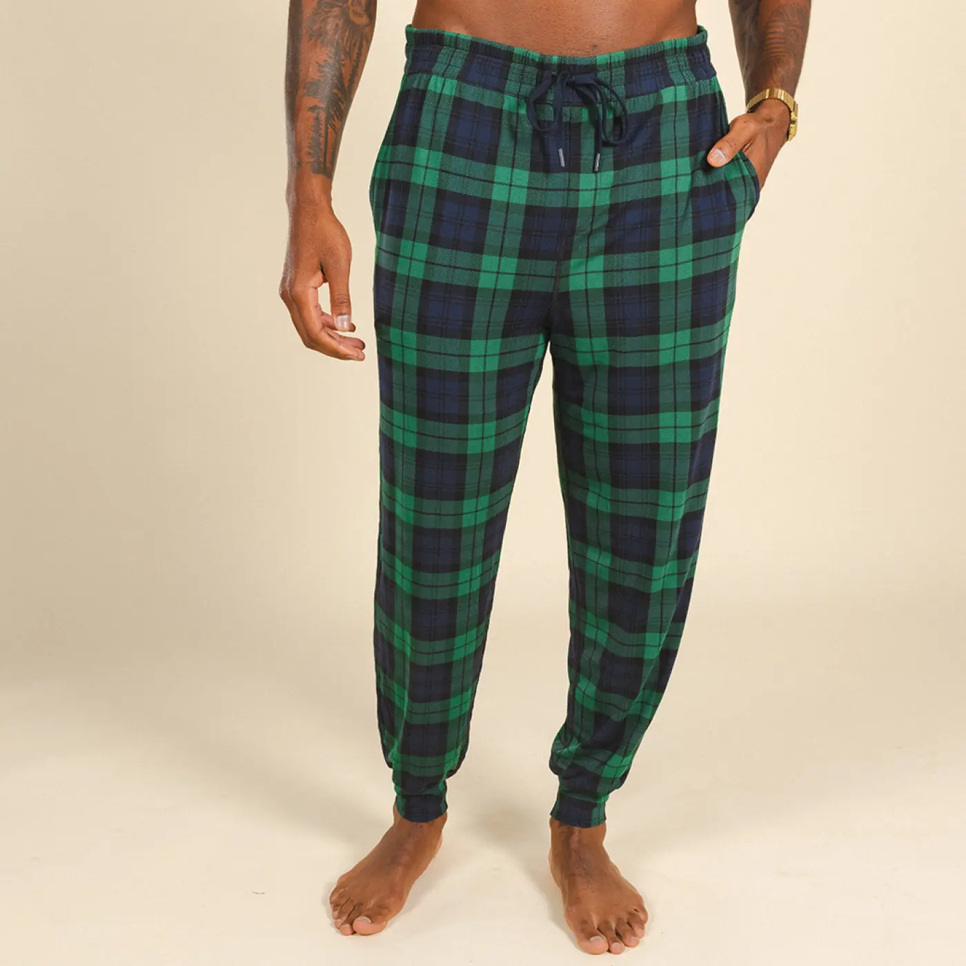 The Black Watch | Shinesty Tartan Plaid SleepDeep™ Men’s Pajama Joggers