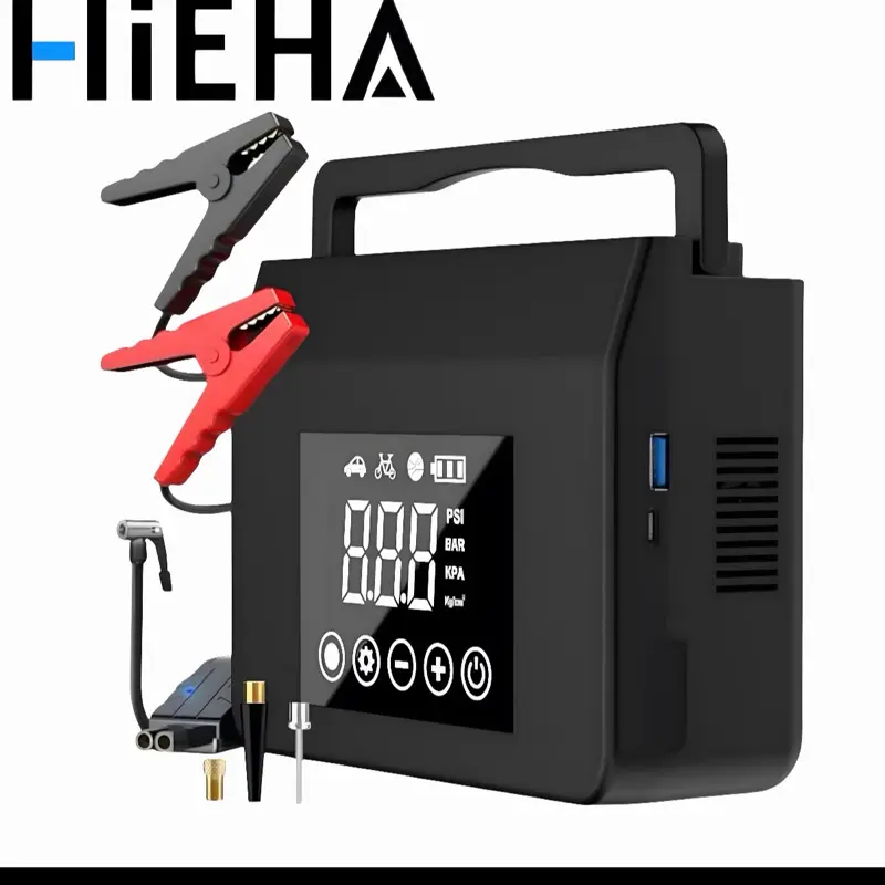 Emergency Jump Leads, Automotive Tools with 12V DC Built-in Engine Start Battery Function for  Dead Vehicles