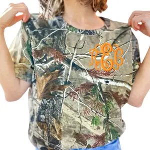 Monogrammed Camo Shirt, Monogram Camouflage Shirt, Camo Tee, Monogram Camouflage Tee, Southern