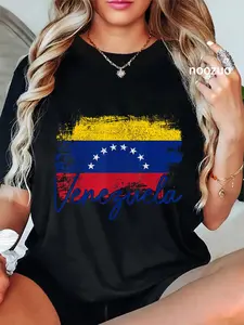 100% Cotton Venezuela Vintage Flag Venezuelan Pride Roots T-Shirt