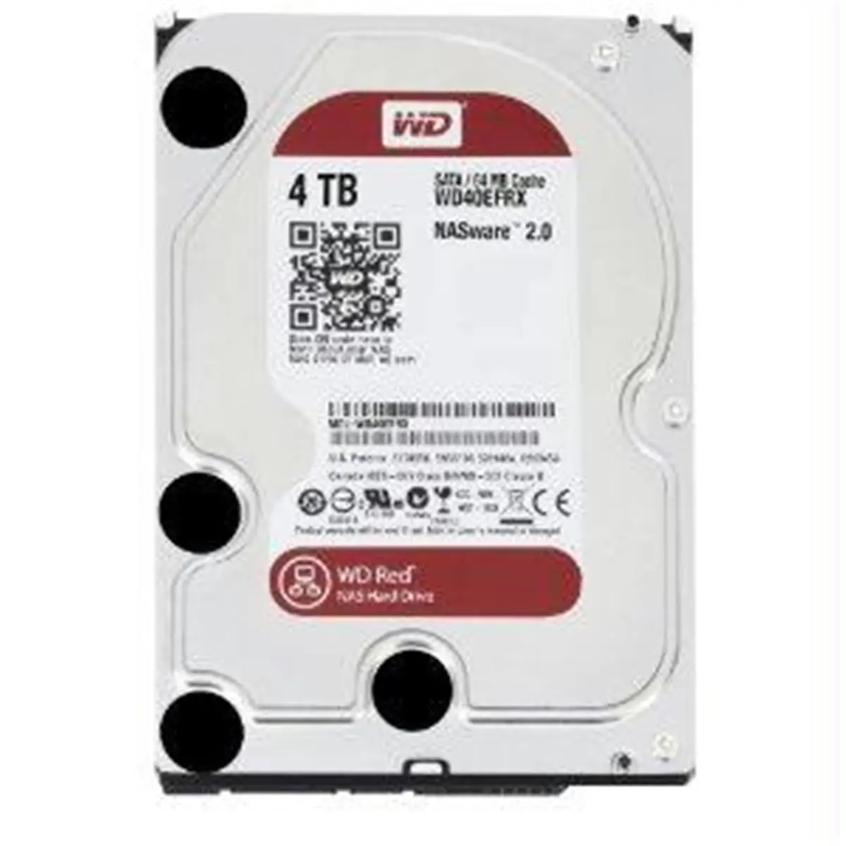 Western Digital Red Internal HDD Hard Disk for Computer - 4TB Storage, 5400 RPM, SATA600 Interface, 64 MB Cache
