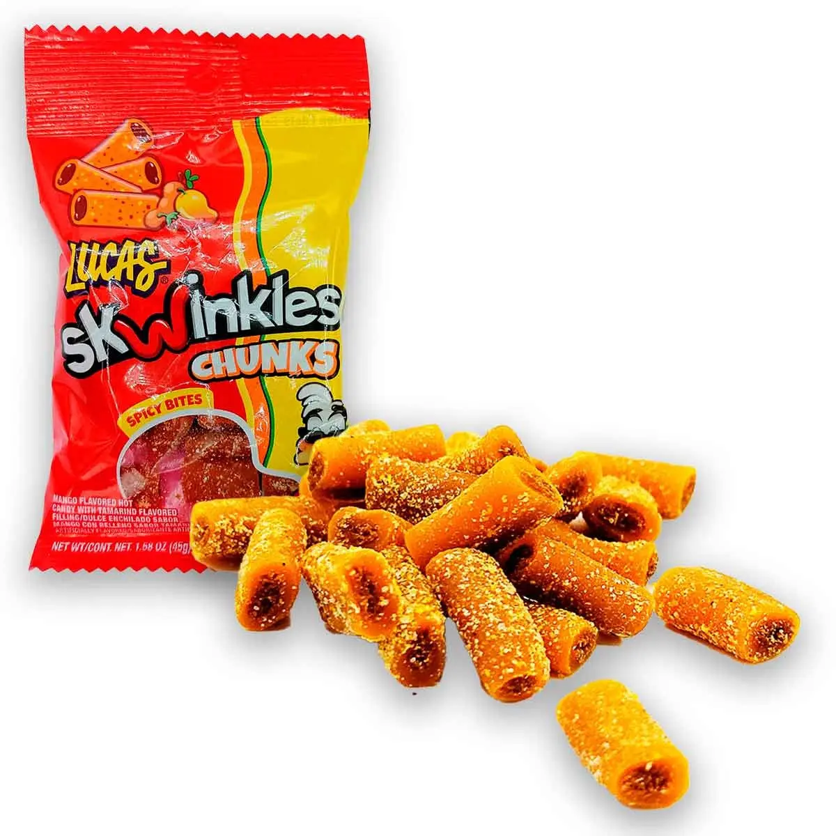 Lucas Skwinkles Mango Spicy Chunks 6-pack