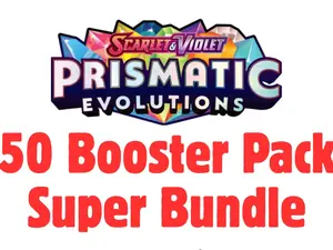 POKEMON PRISMATIC EVOLUTIONS  50 BOOSTER PACK SUPER BUNDLE