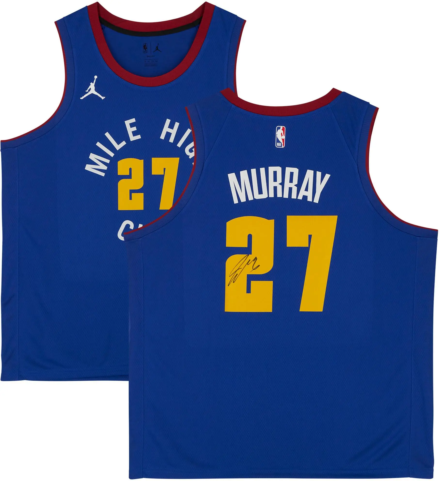 Jamal Murray Denver Nuggets Autographed Jordan Brand 2021 Royal Blue Statement Swingman Jersey - Fanatics Authentic Certified