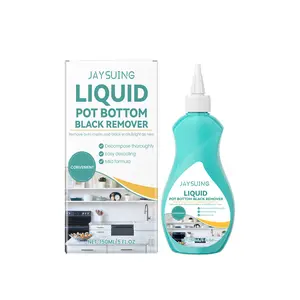 Jaysuing Kitchen Liquid Pot Cleaner - Grease and Dirt Remover, Pan Bottom Polisher, Anti-Rust Coat Formula for Easy Pot Cleaning